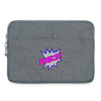 ANNÉE DE NAISSANCE POPART 1983 - Sacoche pour ordinateur portable 15 pouces - gris chiné - Devant