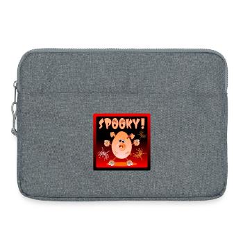 HAPPY HALLOWEEN SPIDER PIGLETS - Laptoptasche 15" - Grau meliert - Vorne