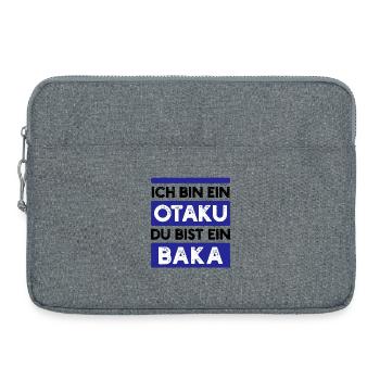 Déclaration japonaise Manga Comic Anime Animation - Sacoche pour ordinateur portable 15 pouces - gris chiné - Devant