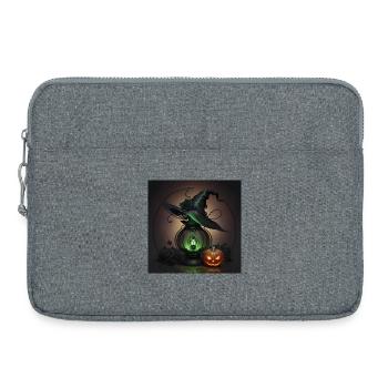 Chapeau de sorcière - Sacoche pour ordinateur portable 15 pouces - gris chiné - Devant