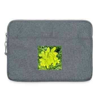 Japan-Rose / Be a difference maker - Laptoptasche 15" - Grau meliert - Vorne