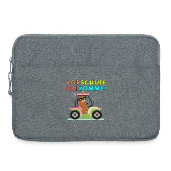 VORSCHULE ICH KOMME - VORSCHULKIND FAULTIERE - Laptoptasche 15" - Grau meliert - Vorne