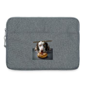 Absolut Self control dog 01 - Laptop bag 15" - heather grey - Front