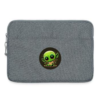 Baby alien - Laptop bag 15" - heather grey - Front