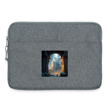 Stadt 02 - Laptoptasche 15" - Grau meliert - Vorne