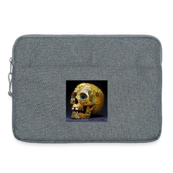 Death is beautiful 01 - Laptop bag 15" - heather grey - Front