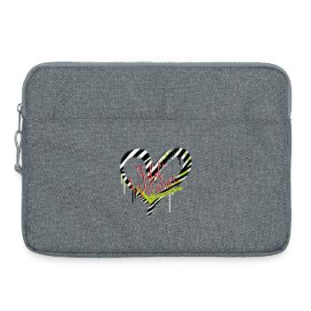 Wild at Heart - Laptop bag 15" - heather grey - Front