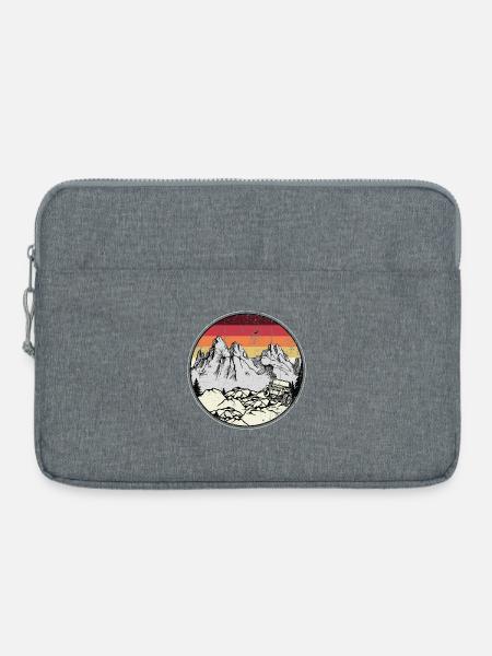 Retro Ridge Offroad-Abenteuer - Laptoptasche 15" - Grau meliert