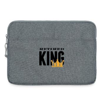 Pensionist Pensionierung Ruhestand Statement - Laptoptasche 15" - Grau meliert - Vorne