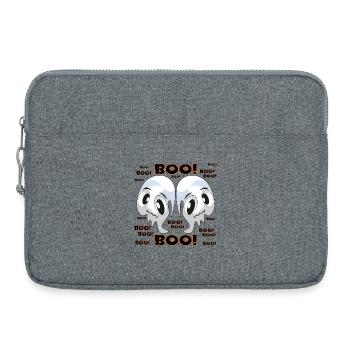 FANTÔMES FANTÔMES COSTUMES D’HALLOWEEN POUR COUPLES - Sacoche pour ordinateur portable 15 pouces - gris chiné - Devant