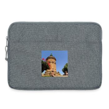 CHÂTEAU D’EAU DE MANNHEIM - Sacoche pour ordinateur portable 15 pouces - gris chiné - Devant