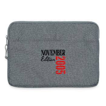 21st Birthday Edition November 2005 - Laptop bag 15" - heather grey - Front