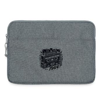 Anniversaire très le meilleur de 1964 rétro - Sacoche pour ordinateur portable 15 pouces - gris chiné - Devant