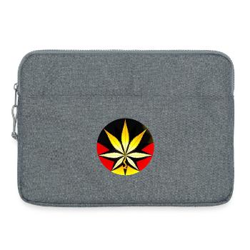 Grüne Welle 2024 - Laptoptasche 15" - Grau meliert - Vorne