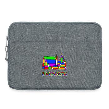 Nuremberg - Castle - Pop-Art - Laptop bag 15" - heather grey - Front
