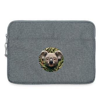 Koala in animation style - Laptop bag 15" - heather grey - Front