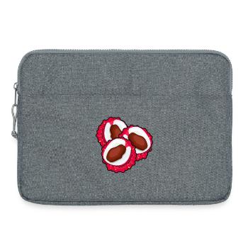 LITCHI LITCHI FRUITS - FRUIT FOOD - Sacoche pour ordinateur portable 15 pouces - gris chiné - Devant