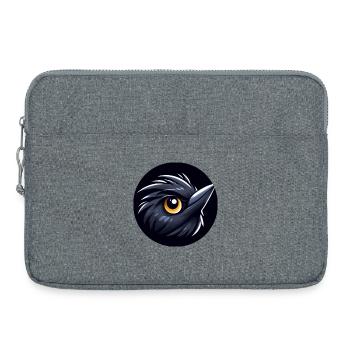 Comic Amsel Vogel - Laptoptasche 15" - Grau meliert - Vorne