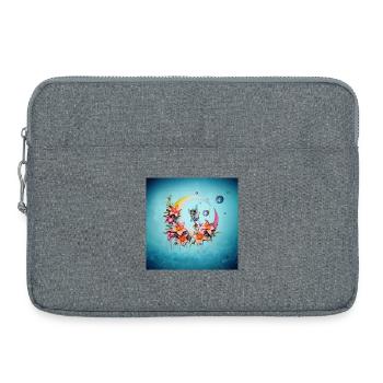 Fairy dancing on the moon - Laptop bag 15" - heather grey - Front