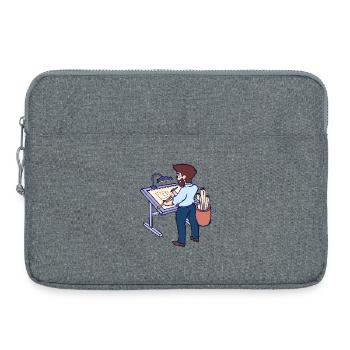 Project Manager Architect Job Supervisor Career - Laptop bag 15" - heather grey - Front