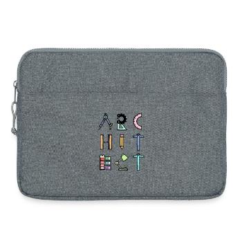 Architekt Beruf Spruch Job Karriere Vorgesetzter - Laptoptasche 15" - Grau meliert - Vorne