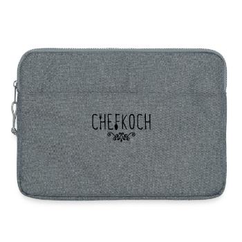 Job Chefkoch Spruch Karriere Vorgesetzter Arbeit - Laptoptasche 15" - Grau meliert - Vorne