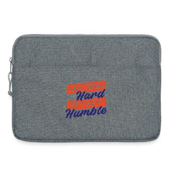 Arbeitskollege Statement Job Erfolg Karriere - Laptoptasche 15" - Grau meliert - Vorne