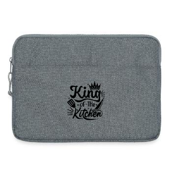 King of the Kitchen - Laptoptasche 15" - Grau meliert - Vorne