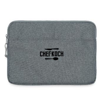 Chef Disant Emploi Gagner De L’argent Carrière - Sacoche pour ordinateur portable 15 pouces - gris chiné - Devant