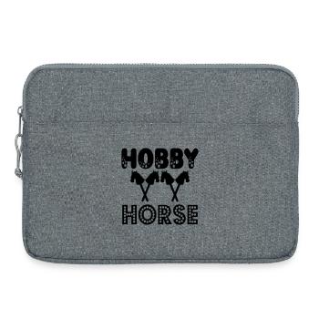STECKENPFERDE - HOBBY HORSE - Laptoptasche 15" - Grau meliert - Vorne