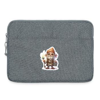 Zwergen Medicus Heiler Fantasy RPG Shirt - Laptoptasche 15" - Grau meliert - Vorne