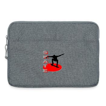 SKATE - Laptop bag 15" - heather grey - Front