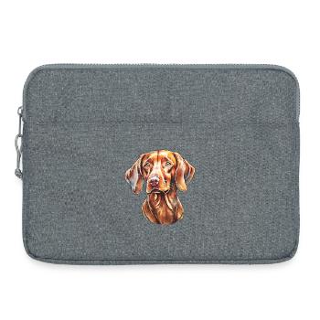 Magyar Vizsla Portrait - Laptoptasche 15" - Grau meliert - Vorne