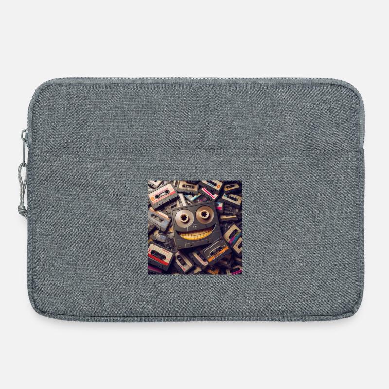 audio cassette - Laptop bag 15" - heather grey