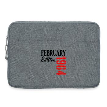 63. Geburtstag – Ausgabe Februar 1964 - Laptoptasche 15" - Grau meliert - Vorne