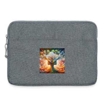 Tree of Life - Laptop bag 15" - heather grey - Front