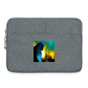 Gorilla 01 - Laptop bag 15" - heather grey - Front