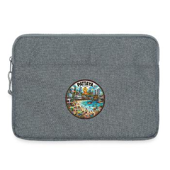 Pattaya City Thailand Design - Laptop bag 15" - heather grey - Front