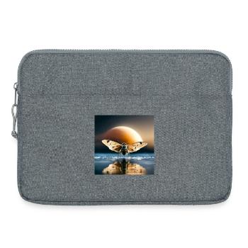 Moth - Laptop bag 15" - heather grey - Front