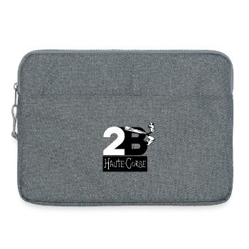 Haute Corse - Sacoche pour ordinateur portable 15 pouces - gris chiné - Devant
