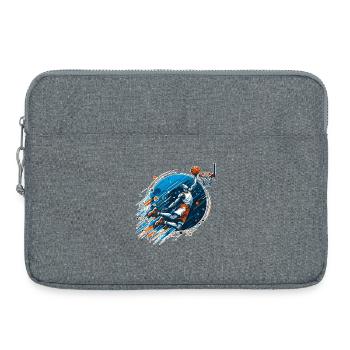 Basketball Dunking Gift - Laptop bag 15" - heather grey - Front