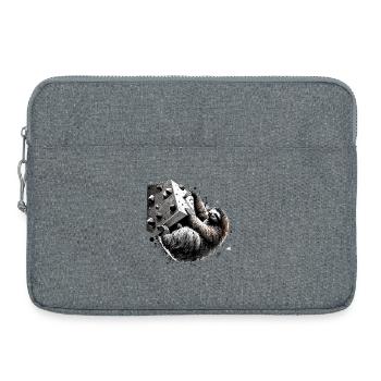 Bouldering Sloth Gift - Laptop bag 15" - heather grey - Front