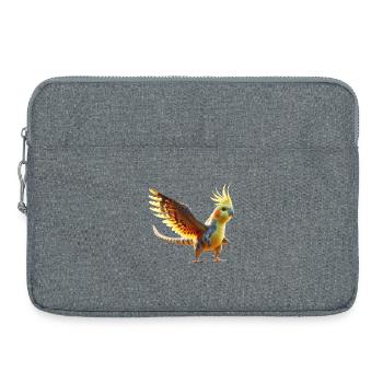 Nymphendino (01) - Sacoche pour ordinateur portable 15 pouces - gris chiné - Devant