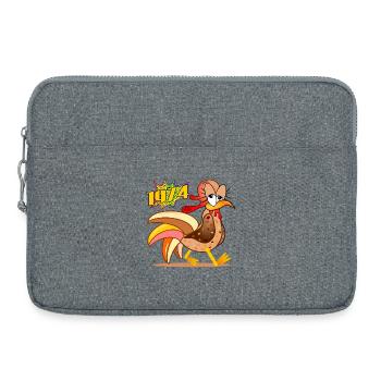 52. GEBURTSTAG 1974 HÜHNER - Laptoptasche 15" - Grau meliert - Vorne