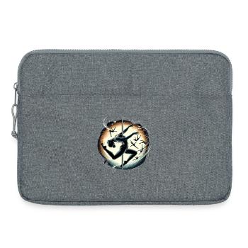 Pole Dance Acrobatic Woman Sports Gift - Laptop bag 15" - heather grey - Front