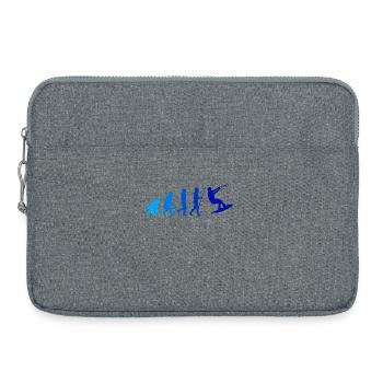 Wakeboard Evolution Wasserski Wassersport Surfing - Laptoptasche 15" - Grau meliert - Vorne