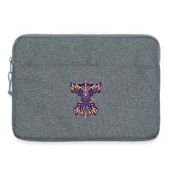 Tiger Mask Orangutan Purp Design - Laptop bag 15" - heather grey - Front