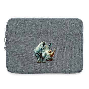 Rhinocéros - Sacoche pour ordinateur portable 15 pouces - gris chiné - Devant