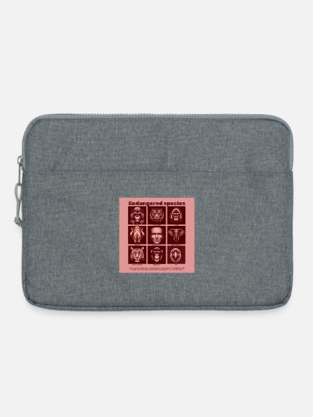 Gefährdete Art - Laptoptasche 15" - Grau meliert