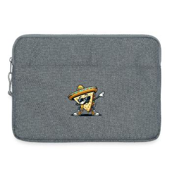 Quesadillas Nourriture Dabbing Mexique - Sacoche pour ordinateur portable 15 pouces - gris chiné - Devant